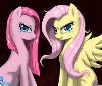 MLP: Crazy Pie and Angry Shy by John Joseco