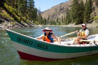 A Quartz Creek Dory On The Salmon River