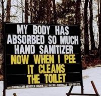 Hand sanitizer :-)