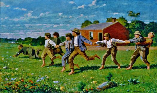 Solve Winslow Homer - Snap the Whip (1872) jigsaw puzzle online with ...