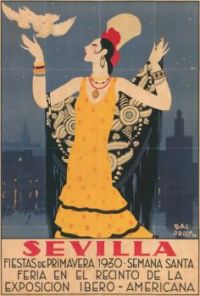 Sevilla - Vintage Exhibition Poster from 1930