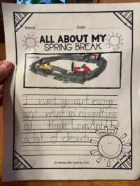 Spring Break report
