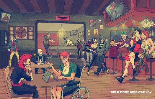 batman characters hipsters 