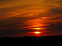 Sunset in New Brunswick-Canada