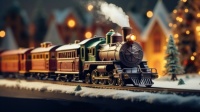 Christmas Village Train