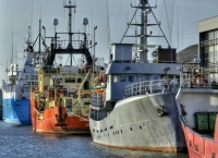 Dock harbor of Esbjerg