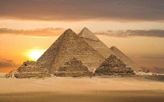 Amazing landscape - awesome Pyramids