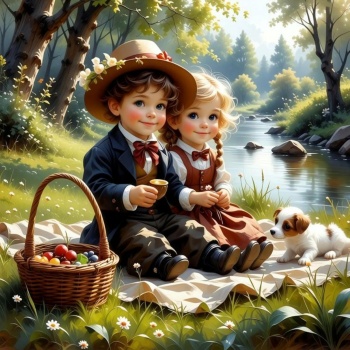 Solve Victorian Twins jigsaw puzzle online with 81 pieces