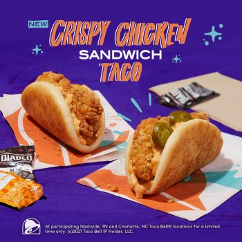 TacoBell: Crispy Chicken SandWich TaCo