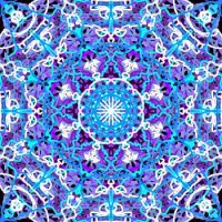 Kaleidoscope blue