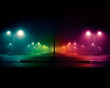 Colorful Streetlights (Daily Challenger) :o)
