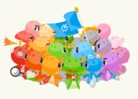 Colorful KDE Dragons