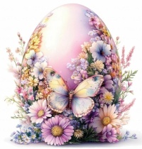Easter Egg, Flowers