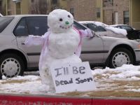 Dying Snowman