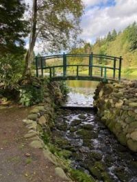 Japanese gardens near Stirling, Scotland
