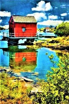 Fishermans Building -- Stonehurst, Nova Scotia- Canada