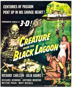 Solve CREATURE FROM THE BLACK LAGOON - 1953 - RICHARD CARLSON, JULIA ...