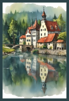 Reflection, resizable 12 to 450 pieces