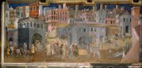 Ambrogio Lorenzetti - Effects of Good Government in the city