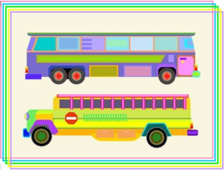 back to school: buses