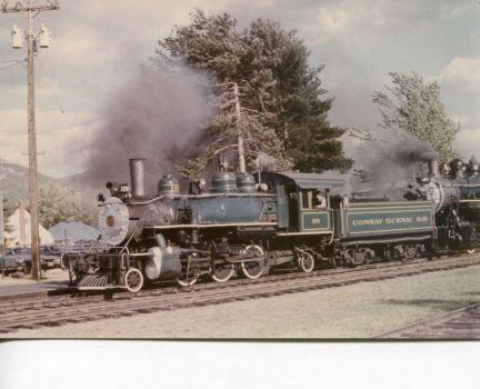Conway Scenic RR Doubleheaded Steam
