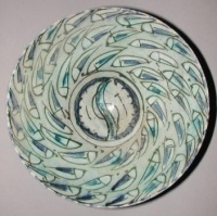 Persian Fritware with Shoal of Fish, Circa 1300 CE - Circa 1399 CE