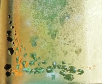 Splash on the window