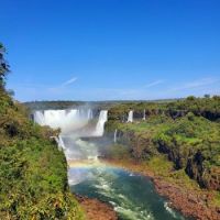 Iguazu Falls ogether, they make up the largest waterfall in the world.  from Aagness travels