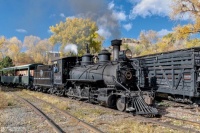 346 DRGW  at the Colorado Railroad Museum Harvest Haunt Weekend