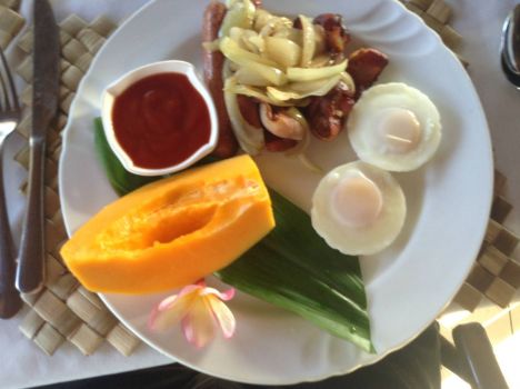 Samoan Resort Breakfast