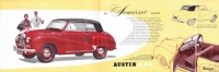 Austin A40 Somerset Coupe 1952/3 brochure inner page.