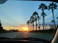 Sunset in California