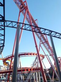 Roller coaster at Knott's Berry Farm California