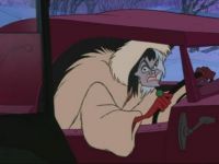 Cruella...slinkin' out of town!!!