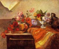 Pots and Bouquets by Paul Gauguin