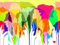 Dripping Paint - Small (an old favorite of mine from 2015)