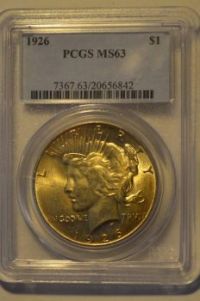 1926 Peace Dollar