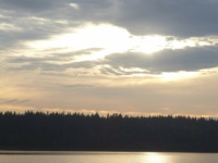 a cariboo sunset