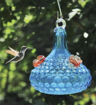 Glass Hummingbird Feeders (#1)