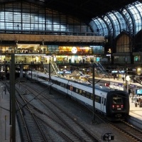 Danish &quot;Rubbernose&quot; at Hamburg main station