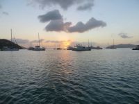 Sunset at the moorage