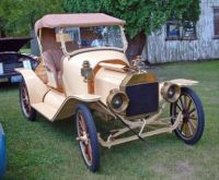 1912 Ford at Fiero yard party