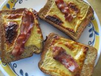 Cheese Toast and Bacon