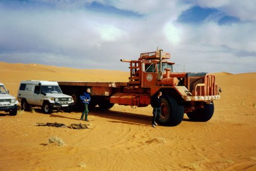 Oilfield supply truck Ubari/Libya