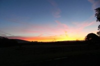 Sunset in ireland