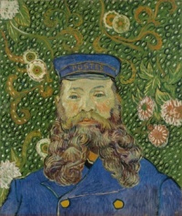 Vincent van Gogh - Portrait of Joseph Roulin, 1889.  / Resize from 9 to 575 pieces.