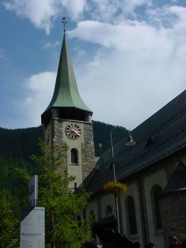 Clocktower in Switzerland