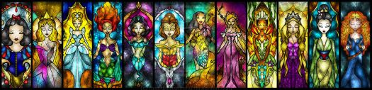 Princess Stained Glass