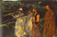 Ferenczy Károly   Woodsmen Returning Home (1899)