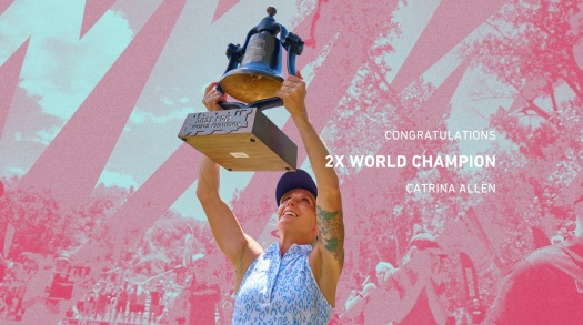 Catrina Allen 2X Disc Golf World Champion